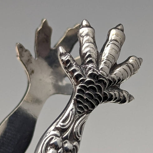 Scandinavian Vintage Silver Plated Sugar Tongs TH Marthinsen